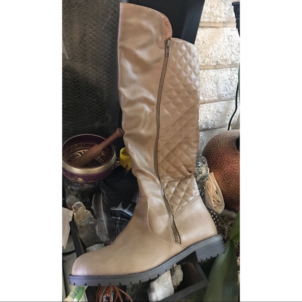 Faux leather Stone Color BOOT